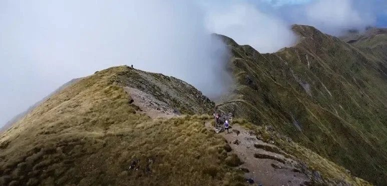 The high point of The Southern Crossing in the Tararua Mountain Race